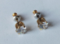 Preview: gold-plated zirconia silver studs